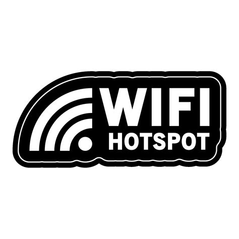 Wifi Hot Spot Label 45256208 Vector Art At Vecteezy