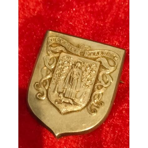 Heavy Silver Hall Marked Birmingham Prefect Badge Makers Vandb Presented