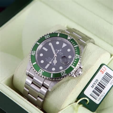 Rolex Submariner Ref 16610LV Kermit 2007 Longitudi