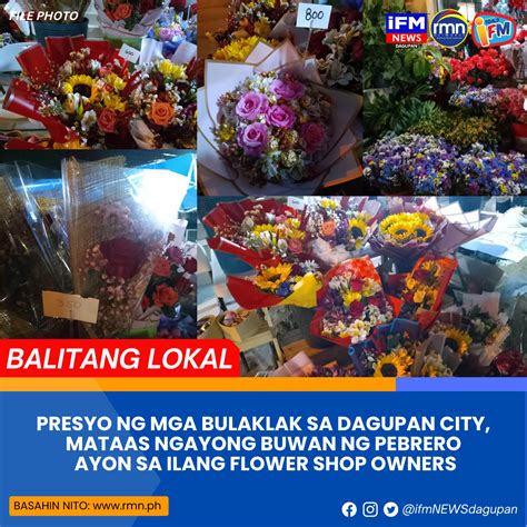 Presyo Ng Mga Bulaklak Sa Dagupan City Mataas Ngayong Buwan Ng Pebrero