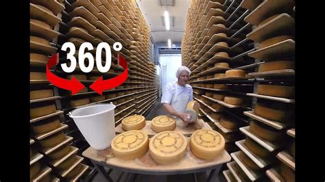 How To Produce World Famous Appenzell Cheese I Switzerland I 360 Video Youtube