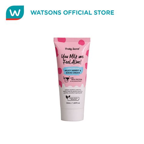 PRETTY SECRET Lightening Milk Armpit Bikini Cream 50mL Lazada PH