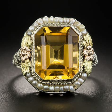Vintage Citrine Ring