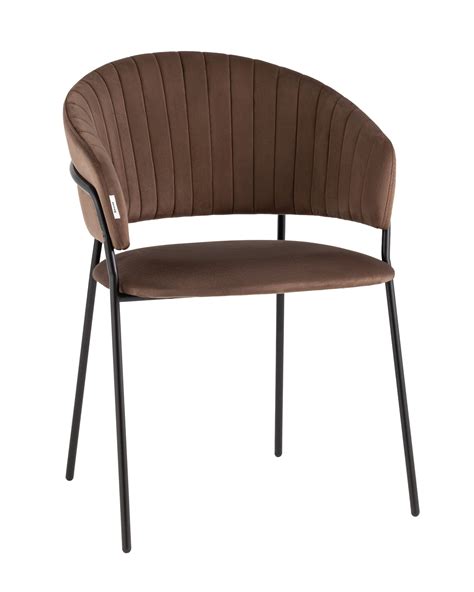 Стул Бруно велюр коричневыйУТ000037663 с доставкой по России в интернет ...