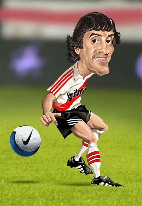 A Caricature Of A Man Kicking A Soccer Ball