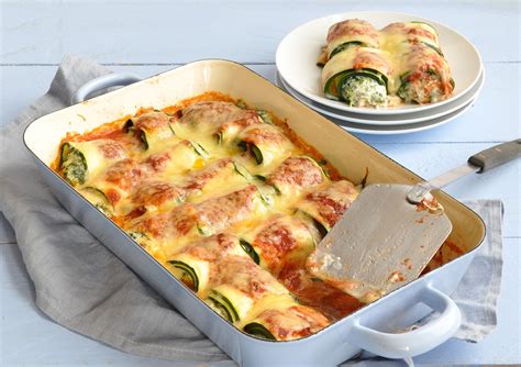 Zucchini Cannelloni Mit Ricotta Spinat F Llung Mix Dich Gl Cklich