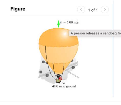 Solved A Hot Air Balloonist Rising Vertically With A Chegg