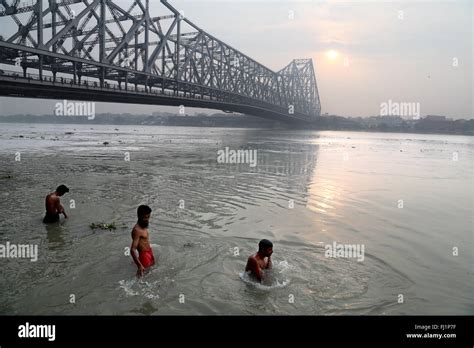 Stunning Howrah Bridge Architecture In Kolkata India Stock Photo Alamy