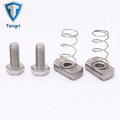 Stainless Steel Long Spring Nut Channel Unistrut Nut Short Spring