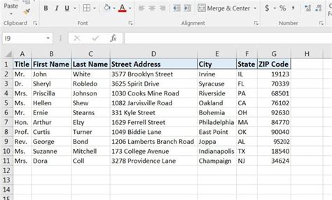 How to Make Labels from Excel