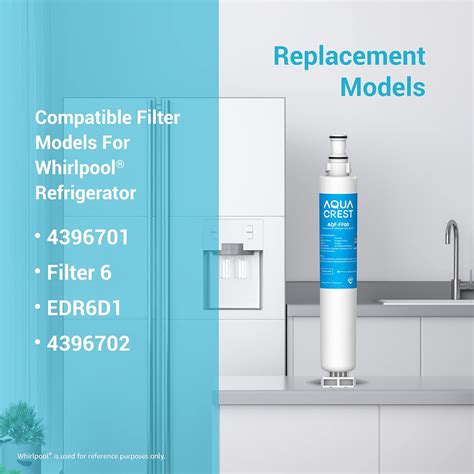 Buy Aquacrest 4396701 Refrigerator Water Filter Replacement For
