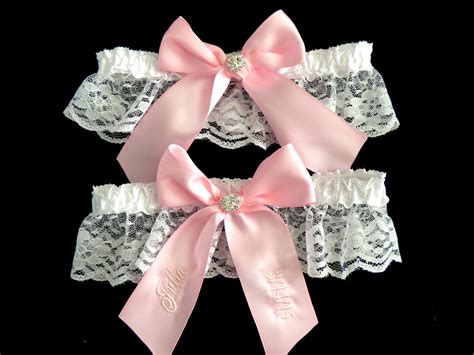 Pink Bridal Garter