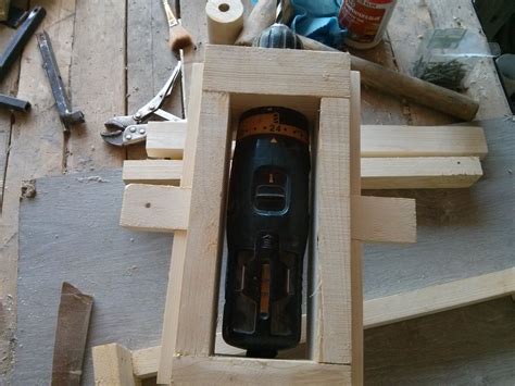 The Wooden Cordless Drill Press 10 Steps With Pictures Instructables