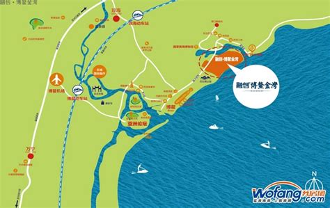 博鳌水城地图景点琼海第10页大山谷图库