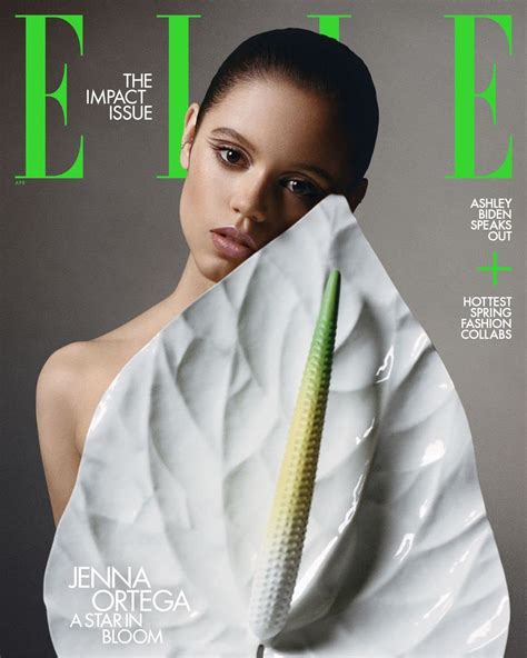 Elle USA Magazine April 2023 The Impact Issue Jenna Ortega