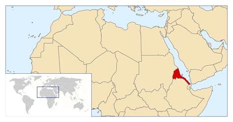 Detailed Map Of Eritrea