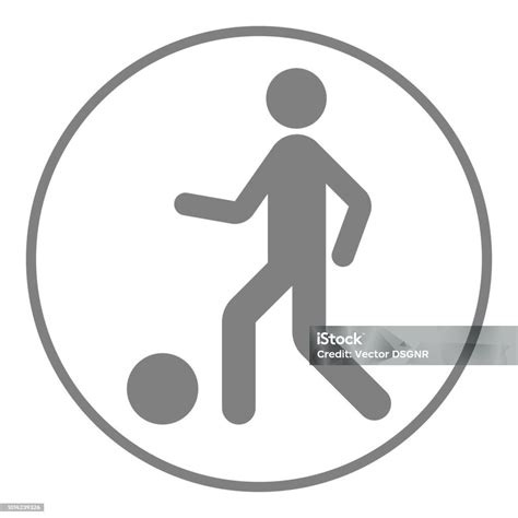 Siluet Pemain Sepak Bola Lari Dengan Bola Siluet Pesepakbola Vektor ...