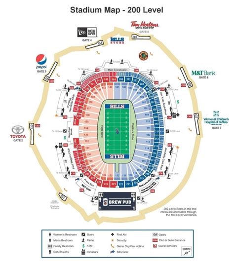 Buffalo Bills Stadium Seating Map