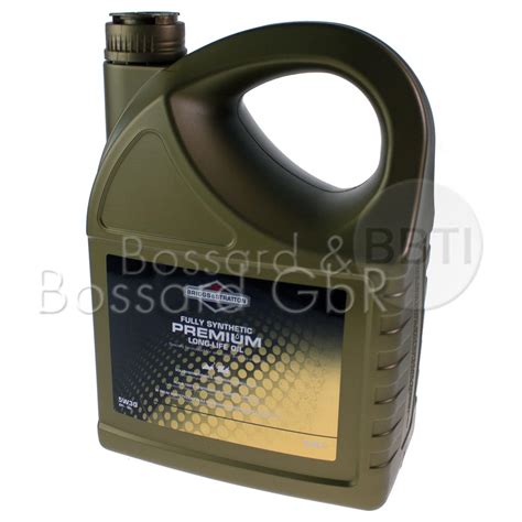 Briggs & Stratton 100009S Premium Öl schwarz 5.0 Litre günstig kaufen ...