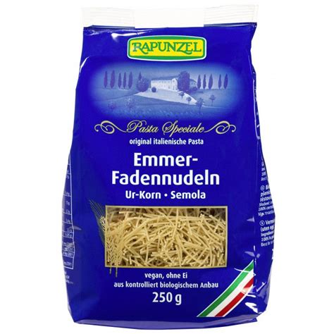 Rapunzel Bio Emmer Faden Suppennudeln Semola 250 G Shop Apotheke