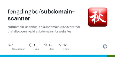 Github Fengdingbo Subdomain Scanner Subdomain Scanner Is A Subdomain