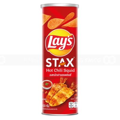 Wholesale Lay S Stax Hot Chili Squid Potato Chips 100g X 16 Cans