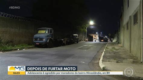 Adolescente suspeito de furtar moto é agredido por moradores do bairro