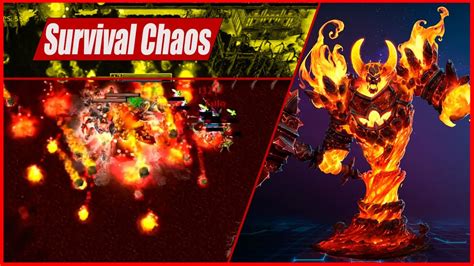 Ragnaros El BONUS TROL Warcraft 3 Survival Chaos Dark Iron YouTube