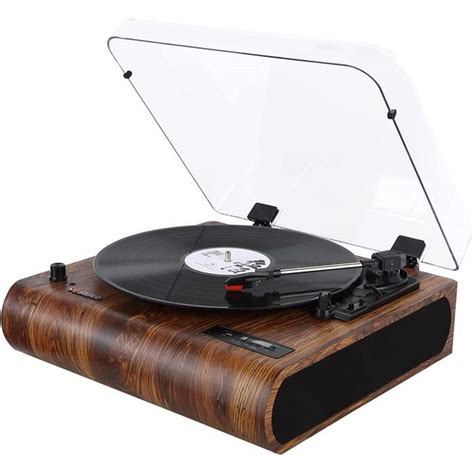 Voksun Platine Vinyle Tourne Disque Vintage Bluetooth Vinyles Lp