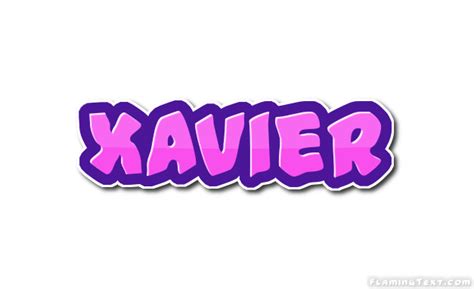 Xavier Logo | Free Name Design Tool from Flaming Text