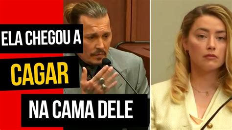 Amber Heard Chegou A Cagar Na Cama De Johnny Depp Legendado Youtube