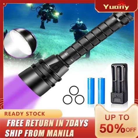 COD 3000Lm XML L2 LEDUnderwater Diving Flashlight With 18650 Battery