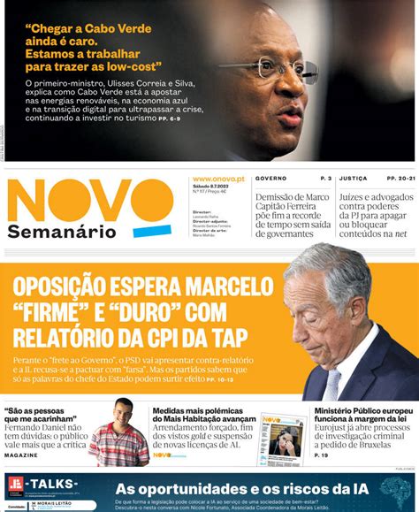 Capa Novo Seman Rio Capa De Hoje