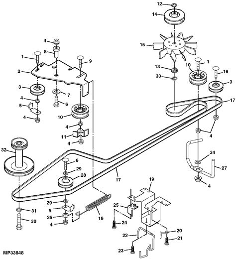 35 John Deere Lt160 Drive Belt Diagram Diagram For You