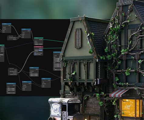 Artstation Blender 4 Geometry Nodes Workshop Jungle Vines Tutorials