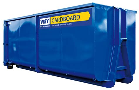 Visy Business Recycling Equipment Cardboard Bins Compactor Bins Balers