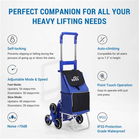 Motorized Stair Climbing Shopping Cart – ZW030 – Oz Robotics