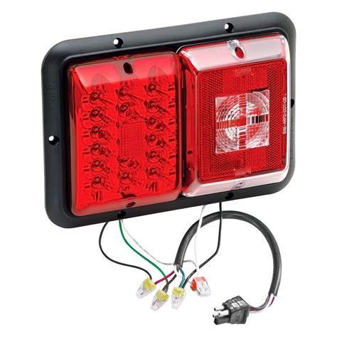 Bargman Series Red Led Double Tail Light With