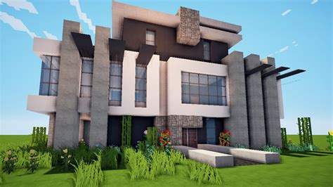 САМЫЙ КРАСИВЫЙ ДОМ В МАЙНКРАФТ! №1 - МОДЕРН СТИЛЬ - Minecraft - YouTube