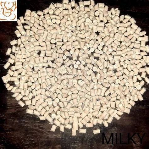 Pp Milky White Reprocessed Granules For In Making Pipe Grade A Grade