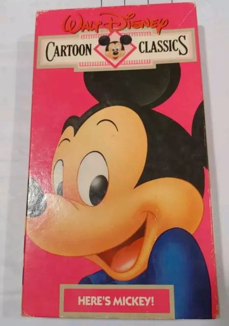 WALT DISNEY CARTOON Classics Vol 1 Heres Mickey VHS 1987 10