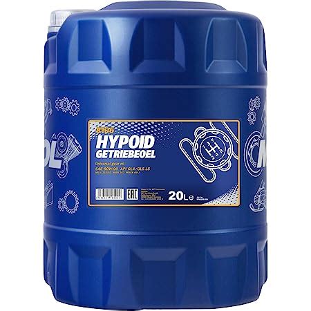 Mannol Hypoid Getriebeoel W Api Gl Gl Ls Liter Amazon De