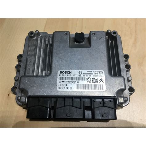 ECU MOTOR BOSCH EDC16C34 2 10 0281012467 PSA 9661004580