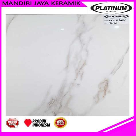 Jual Keramik Lantai Platinum Lecce Grey 50x50 Cm Kw 1 Kota Bekasi