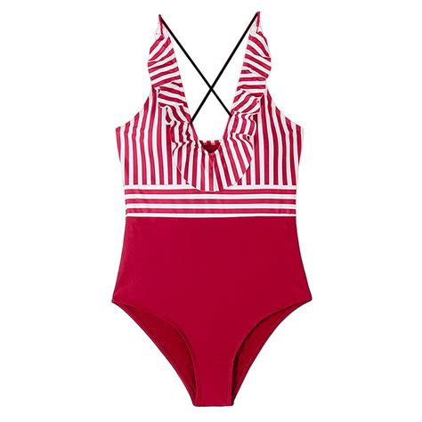 Taiaojing Womens High Waisted Bikini Sets Color Block Tummy Control
