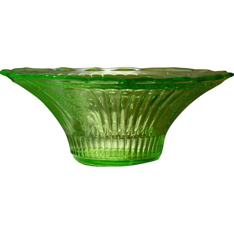 Depression Glass Mayfair Open Rose Bowl From Redbudcreek On Ruby Lane