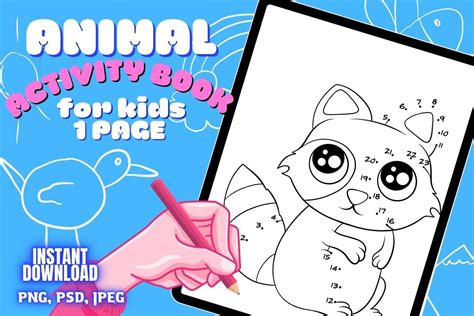 Animal Activity Page For Kids 14 Graphic By Line Store · Creative Fabrica