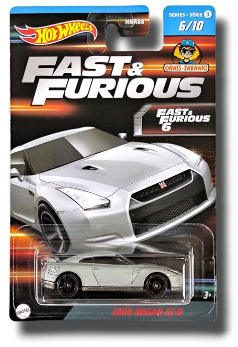 Hot Wheels FAST AND FURIOUS SZYBCY I WSCIEKLI NISSAN GT R 1 64 SERIA 3 15724932494 Oficjalne