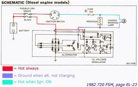 Hitachi Nissan Alternator Wiring Diagram Diagram Nissan Wiri