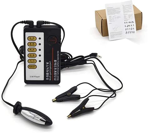Elektro Sex Analplug Elektrostimulation Gerät Nippelklemmen Extreme